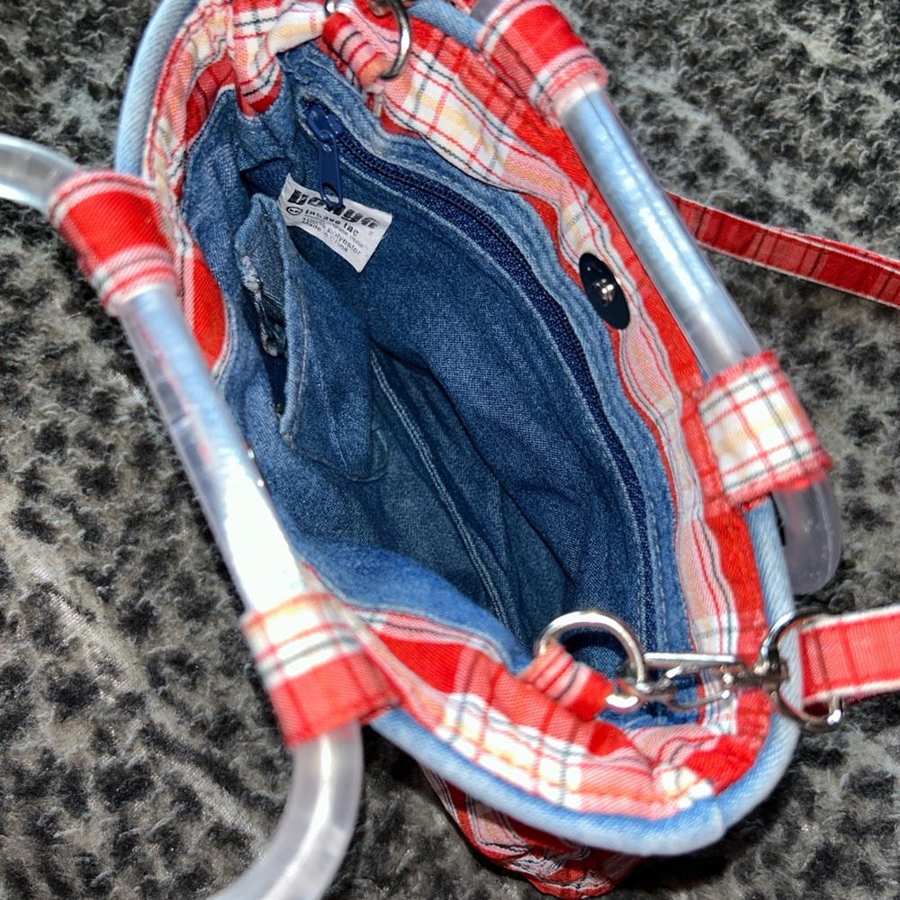 Cherry plaid mini bag 🍒